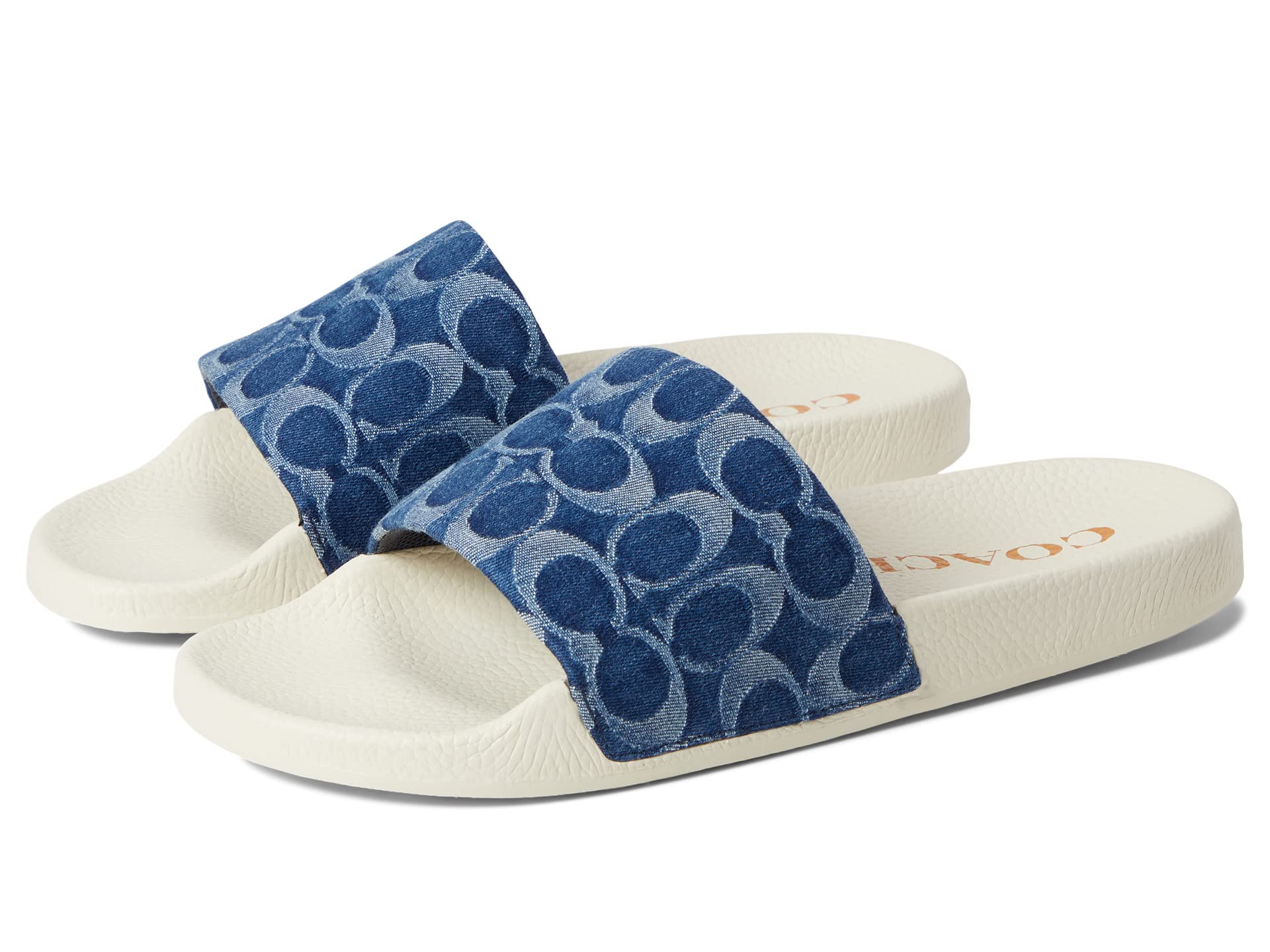 Sandals COACH, Udele Denim Slide