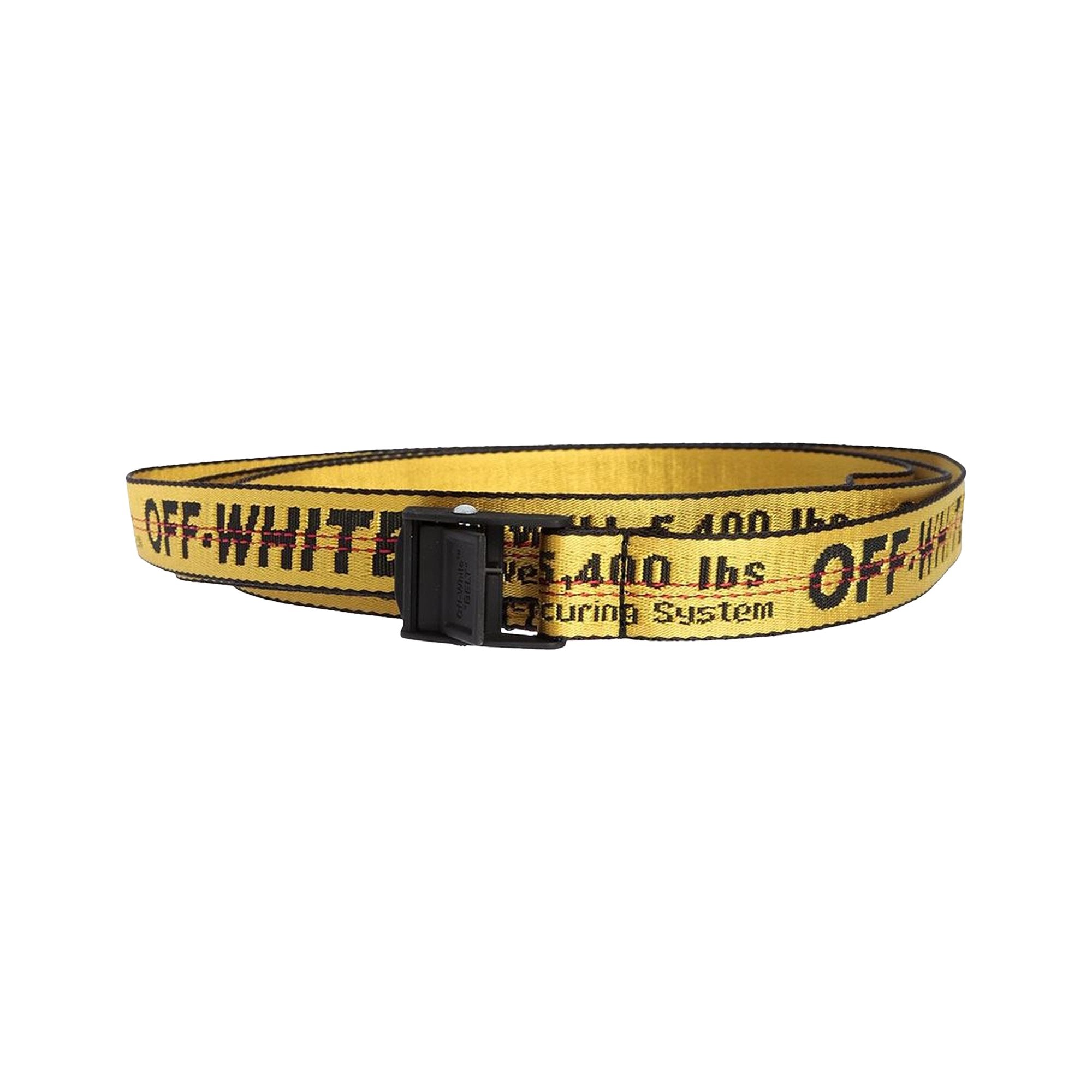 Off-White Mini Industrial Belt Yellow/Black