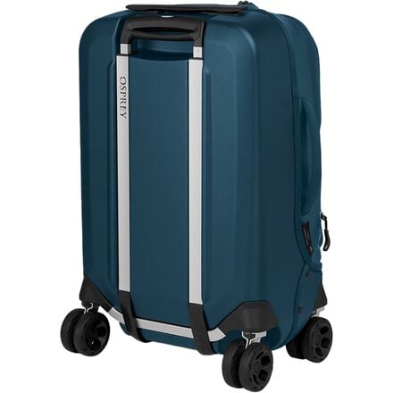 حقيبة Osprey Packs 22 بوصة Carry-On Transporter 4-Wheel Hybrid Transporter باللون الأزرق Venturi