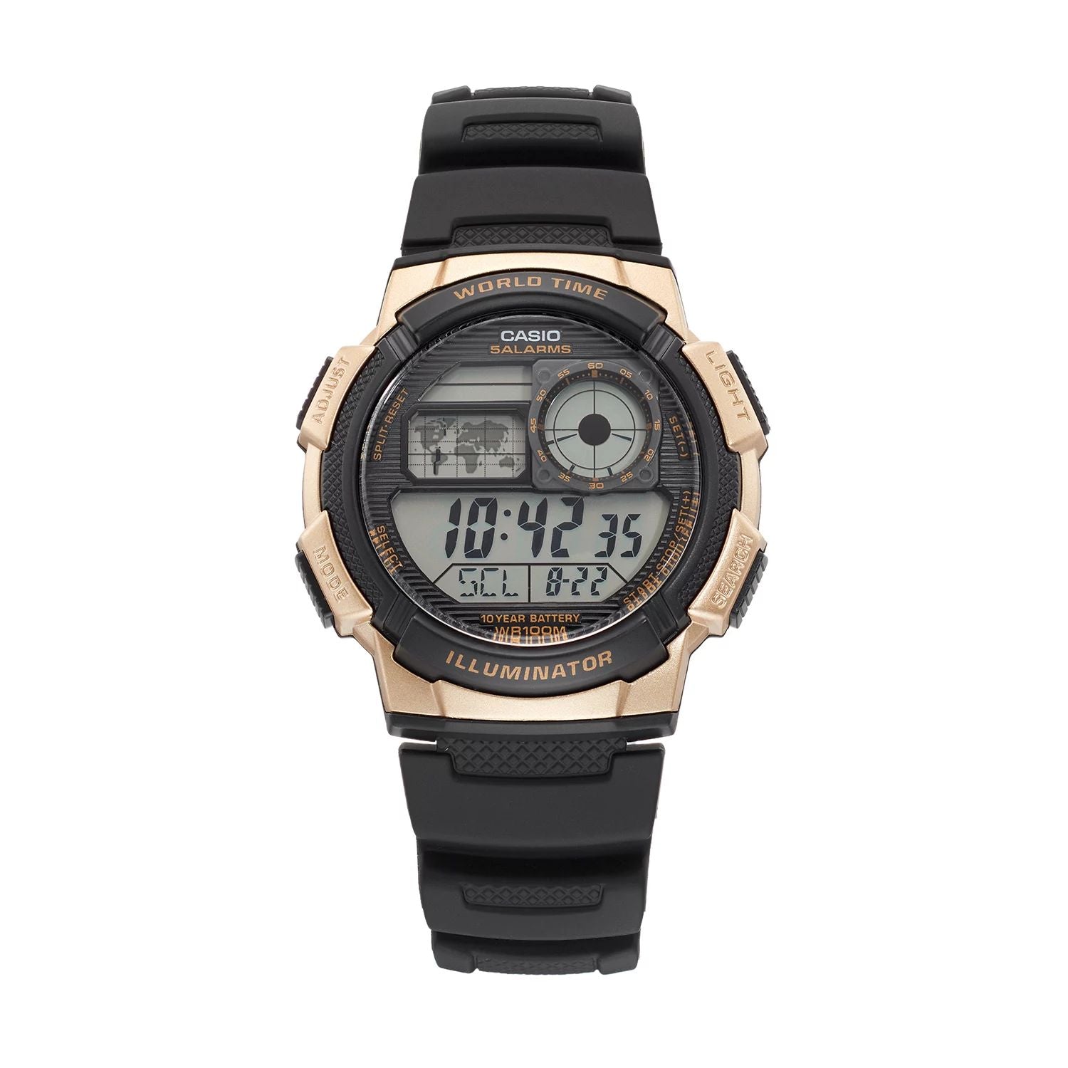 Men's Classic Digital World Time Watch - AE1000W-1A3V Casio