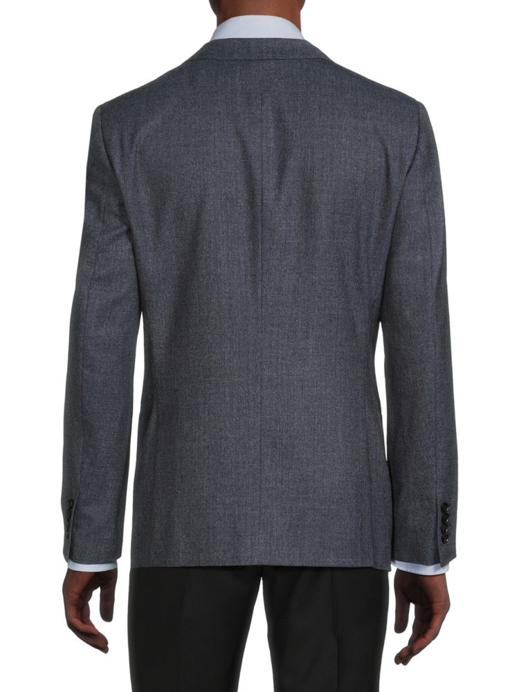 Reiss Single Breasted Wool Blazer in Airforce Blue