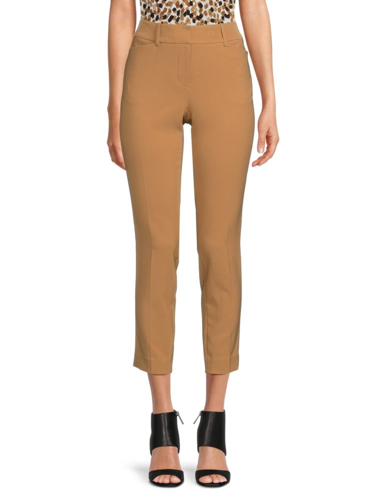 Tommy Hilfiger Cropped Work Pants in Tiger Eye Brown