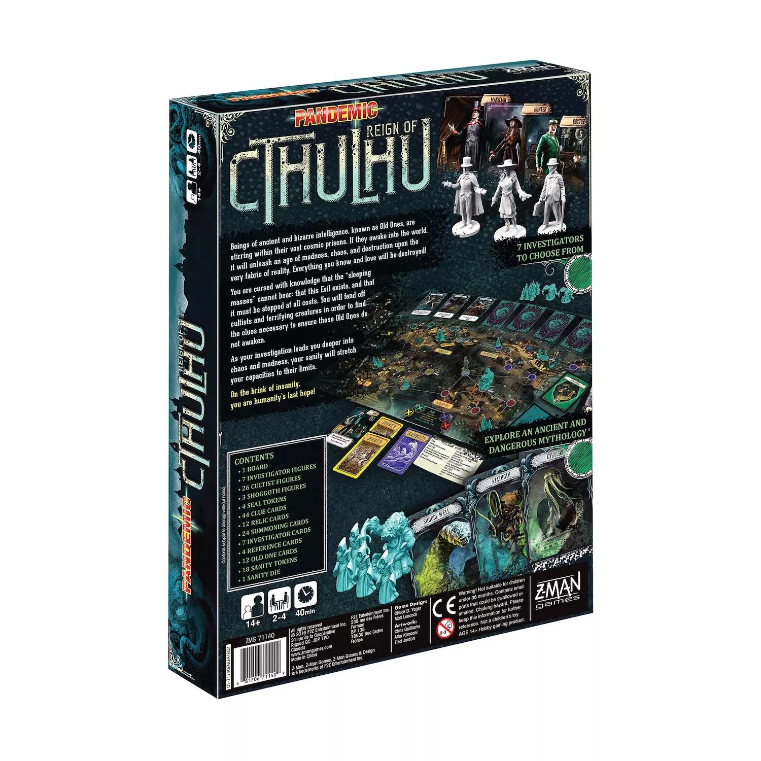 لعبة Pandemic: Reign of Cthulhu Fisher-Price