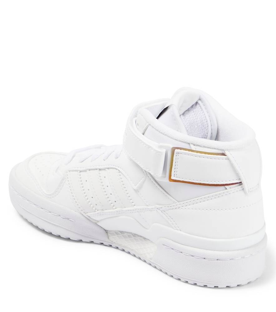 Adidas Originals Forum Mid Leather Sneakers, White