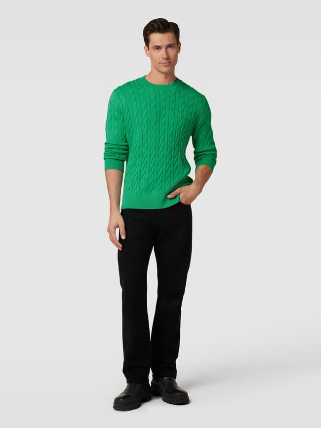 Tommy Hilfiger Cable Knit Sweater, Green