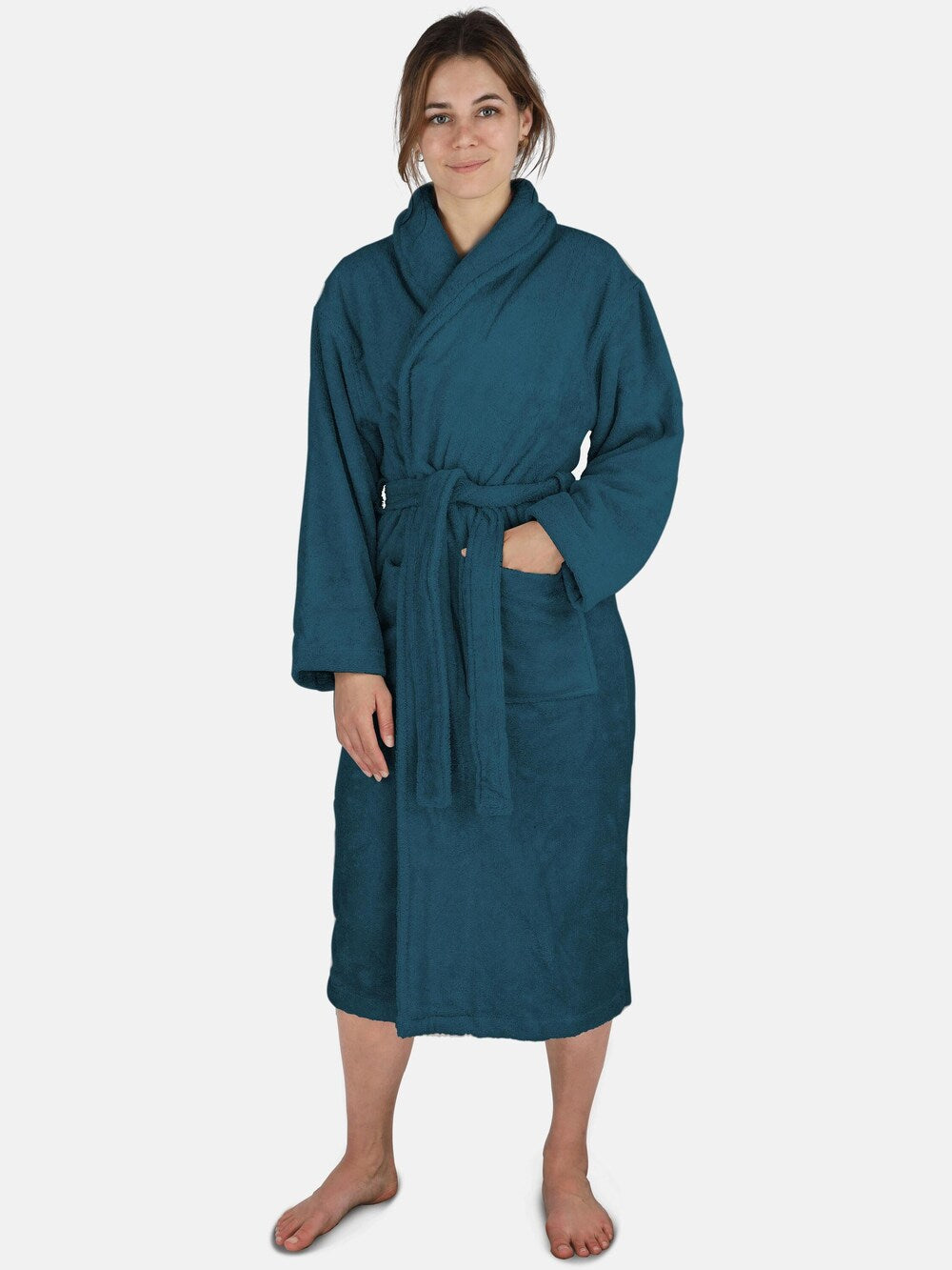 Normani long robe, blue