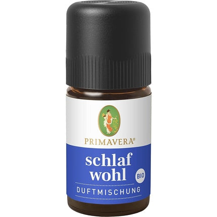 PRIMAVERA Schlafwohl Organic Aroma Blend 5 ml - Lavender Bath Additive vanilla and neroli - Aromatherapy, essential oil - Soothing relaxing - Vegan