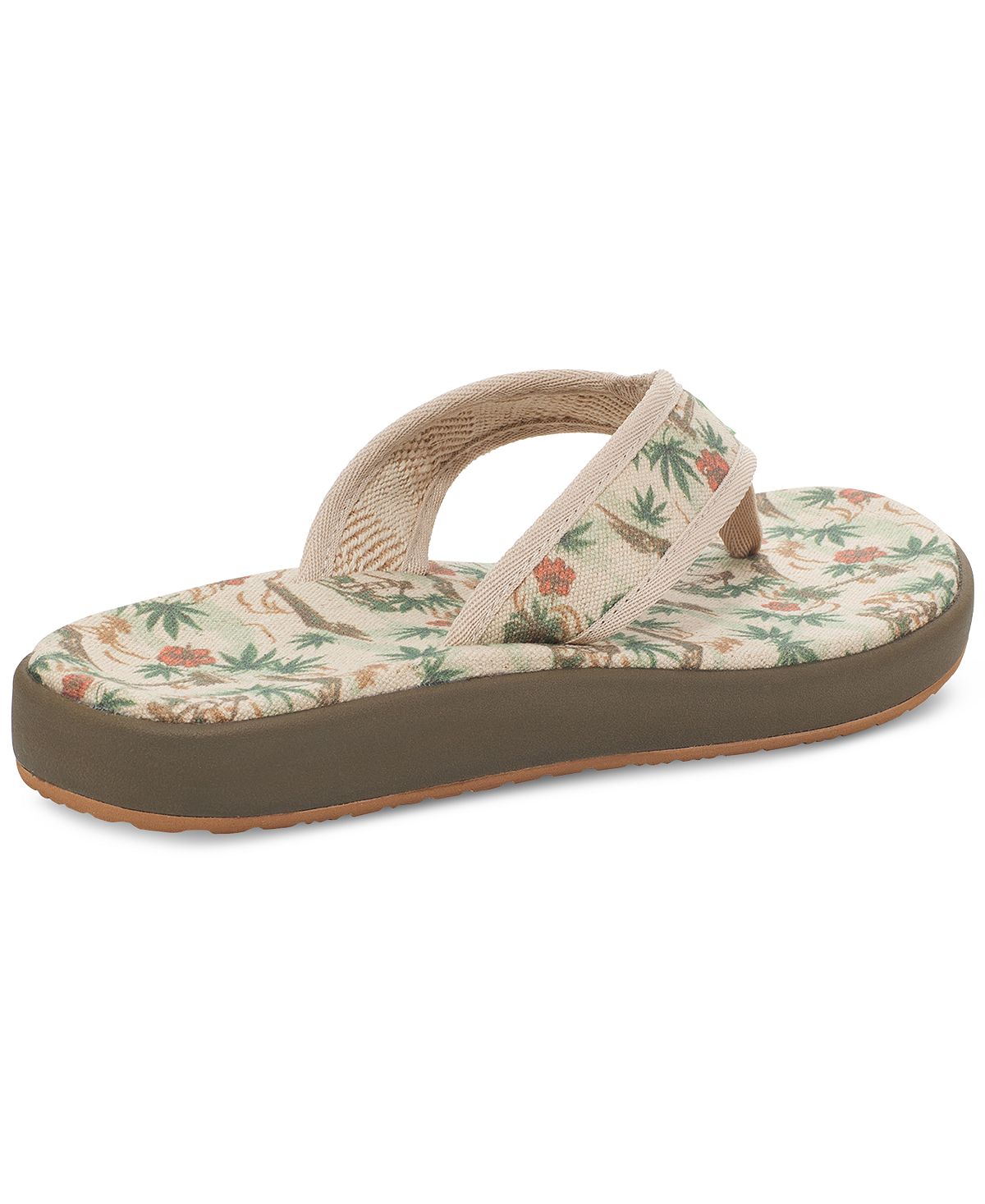 Men's Furreal Floral Sanuk Slippers