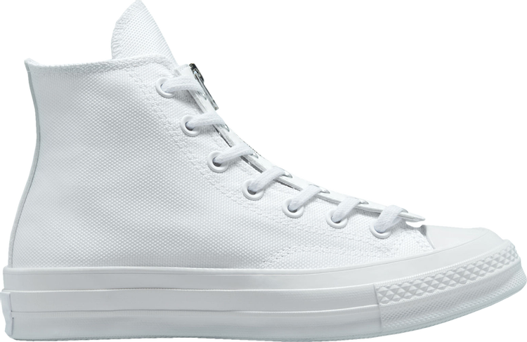 Converse Wmns Chuck 70 Zip High Surface Fusion Sneakers - White