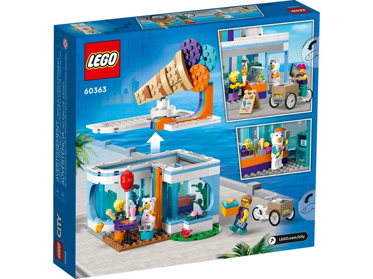 Lego City Ice-Cream Shop 60363, 296 pieces