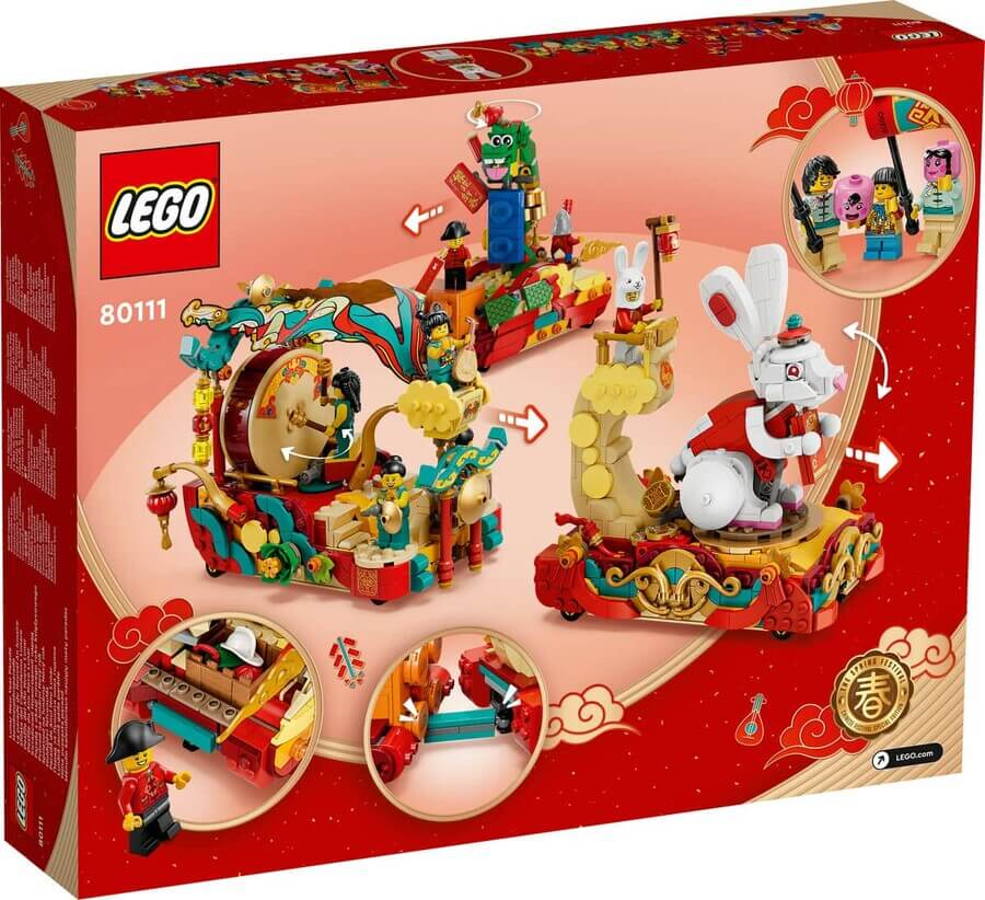 LEGO Chinese Festivals Lunar New Year Parade 80111, 1653 pieces