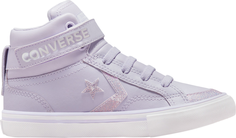 Converse Pro Blaze Strap Easy-On High PS Vapor Violet Glitter Sneakers, Purple