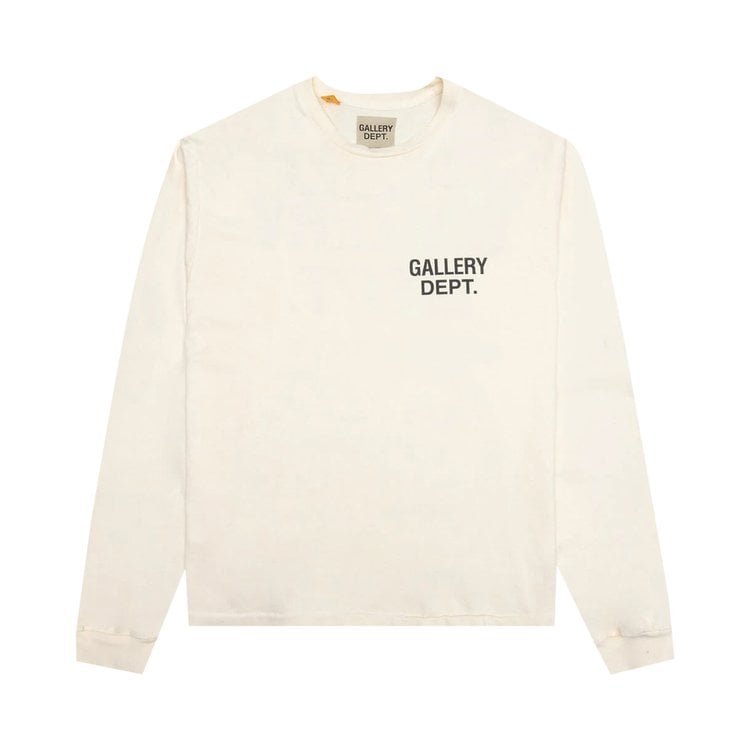 قميص Longsleeve Gallery Dept. Vintage Souvenir بأكمام طويلة "Cream"، باللون الأبيض