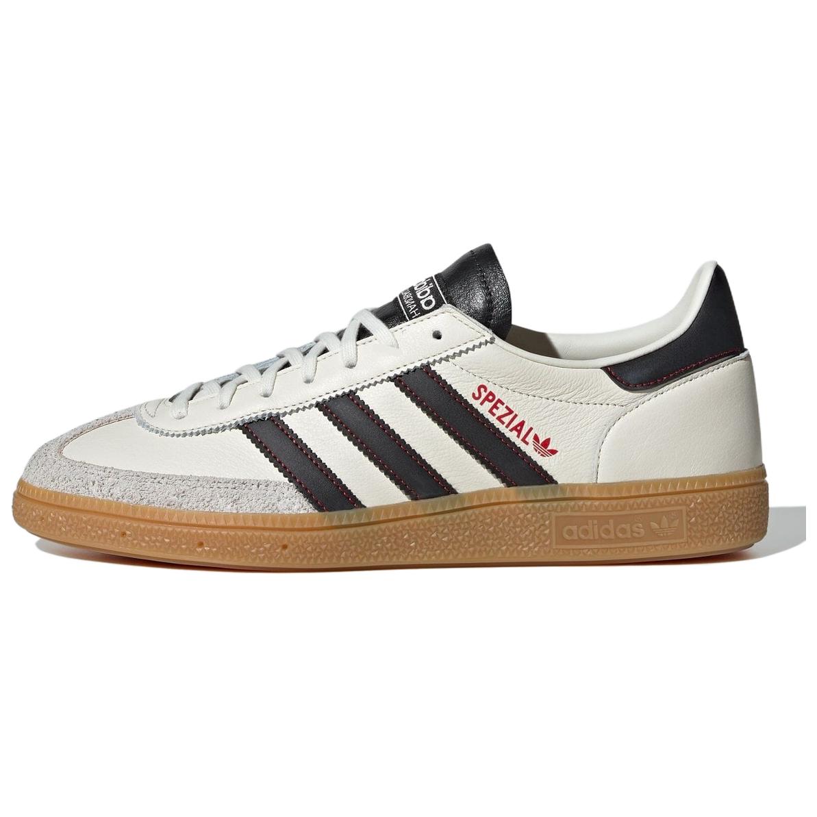 Adidas Handball Spezial 'Off White Black Gum' Sneakers, White/Black