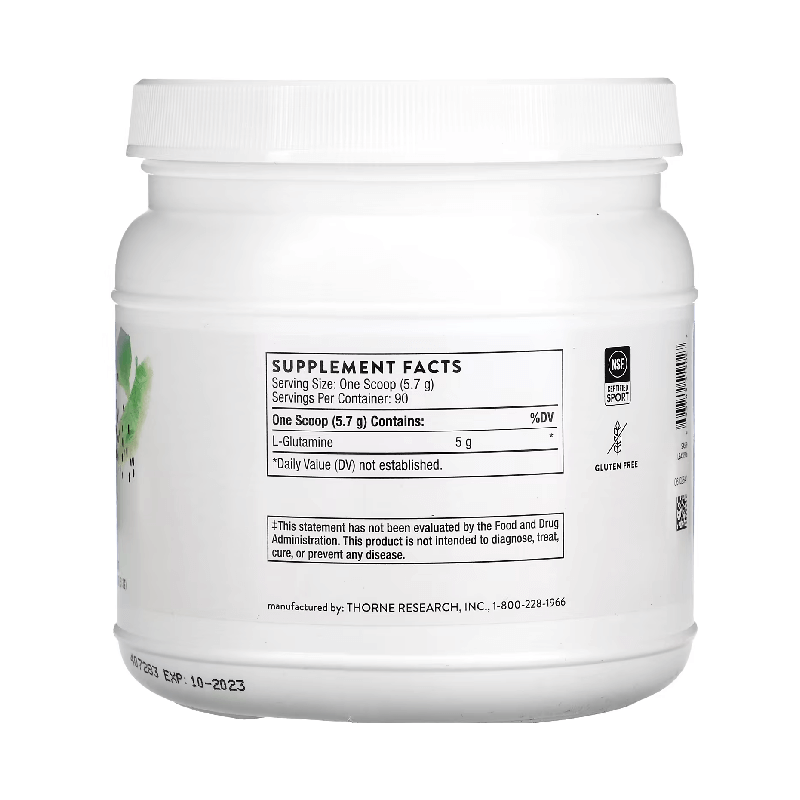 Thorne Research L-Glutamine Powder, 513 g