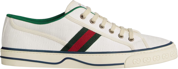 Gucci Tennis 1977 White Mini GG sneakers, white