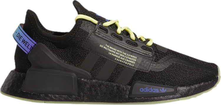 Adidas NMD_R1 V2 J 'Black Sonic Ink' sneakers, black