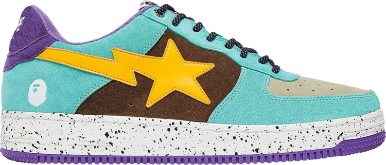 Sneakers Wmns Bapesta #2 Brown Yellow, brown