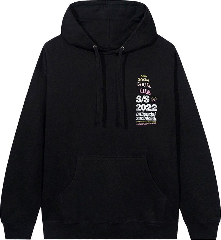 Anti Social Social Club Link In Bio Hoodie 'Black'