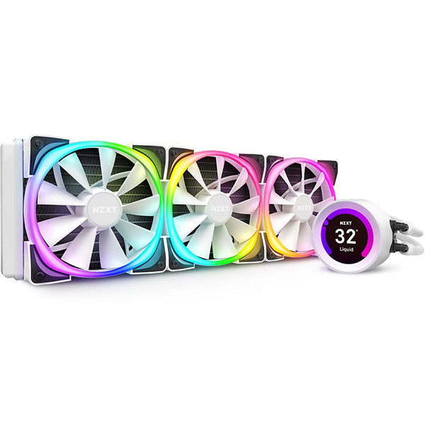 Water Cooling System for NZXT Kraken Z73 RGB CPU, White