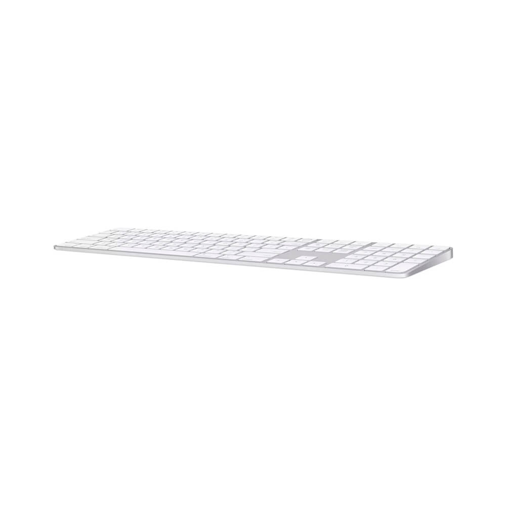 Wireless keyboard Apple Magic Keyboard with Touch ID and numeric keypad, US English, white keys