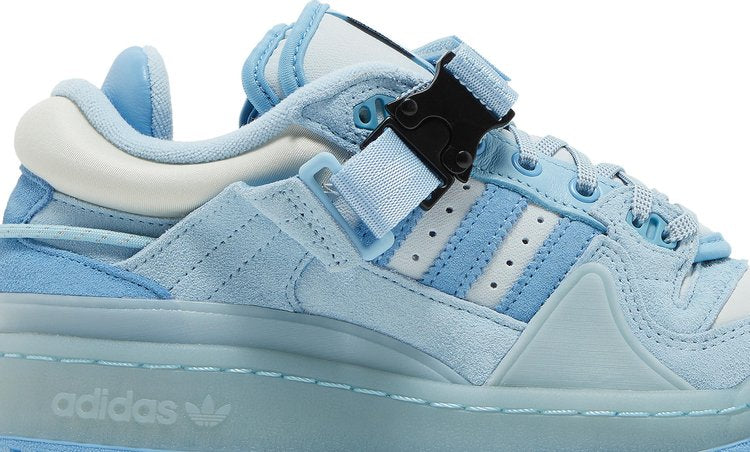 Adidas Bad Bunny x Forum Buckle Low Big Kid 'Blue Tint' Sneakers, Blue