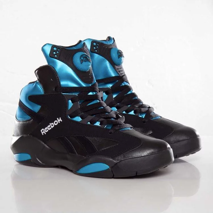 Shaq attaq 'black azure' Reebok sneakers, black