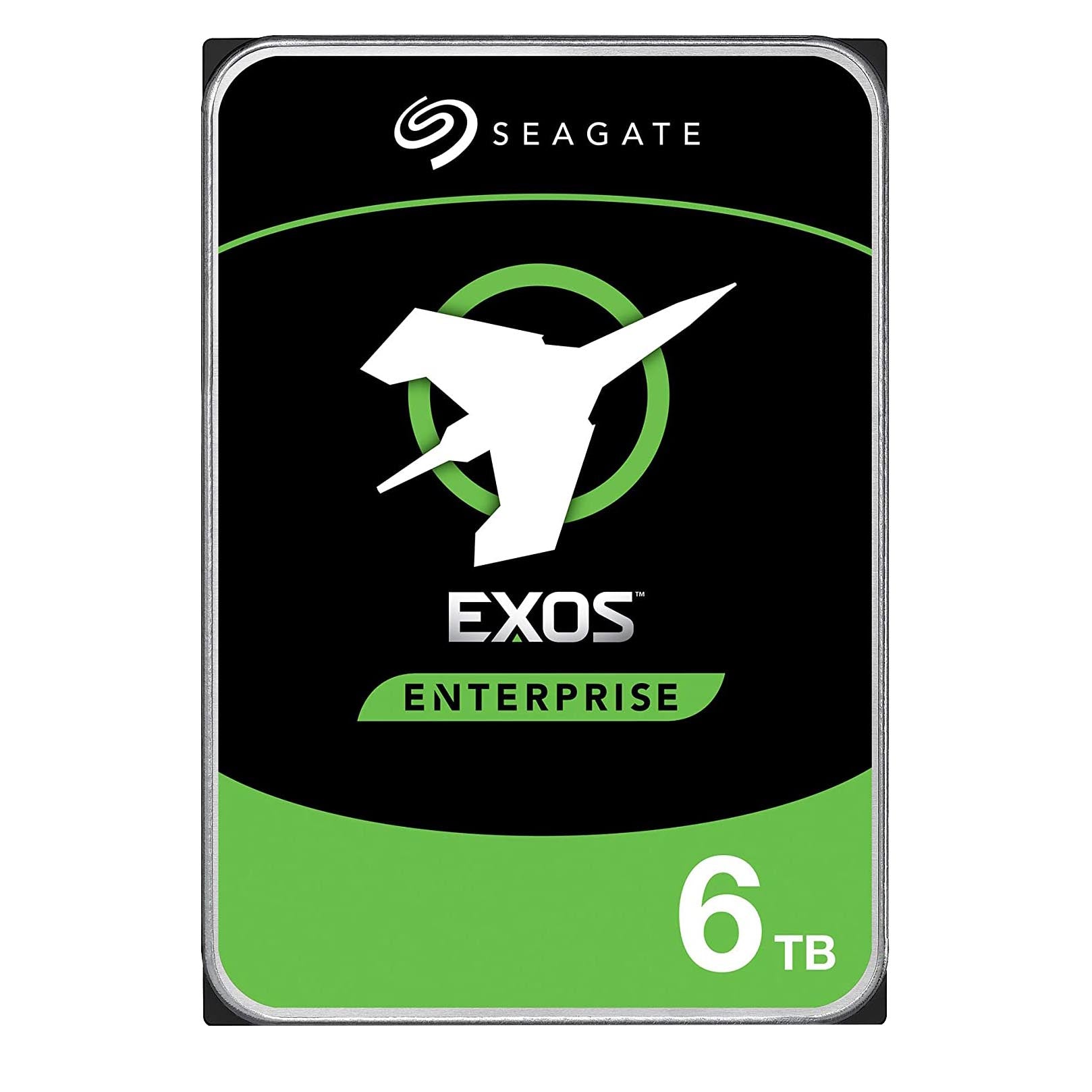 القرص الصلب Seagate Exos 7E8، سعة 6 تيرابايت، مقاس 3.5 بوصة ST6000NM0095