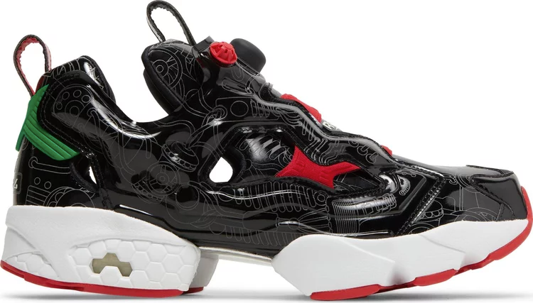 Bait x astro boy x instapump fury 95 'blueprint' Reebok sneakers, black