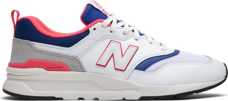 New Balance 997 'White Pink Blue' sneakers, white