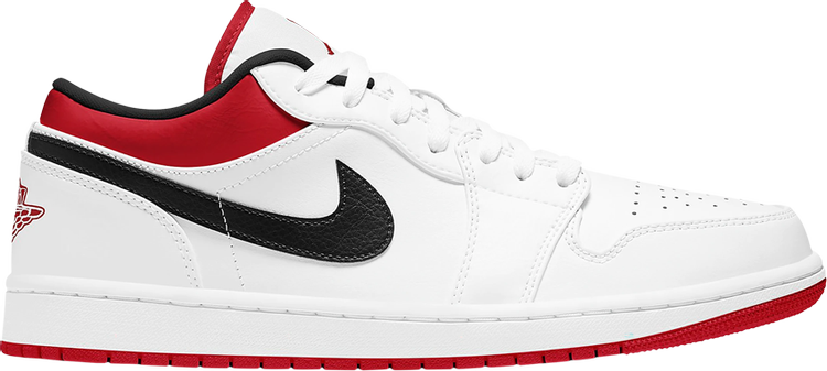 Air Jordan 1 Low White University Red sneakers, white