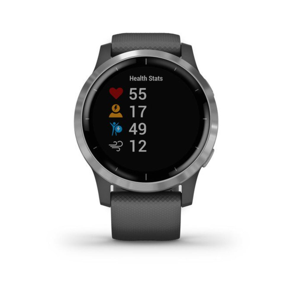 Smartwatch Garmin VívoActive 4, 1.3", Wi-Fi, silver/gray