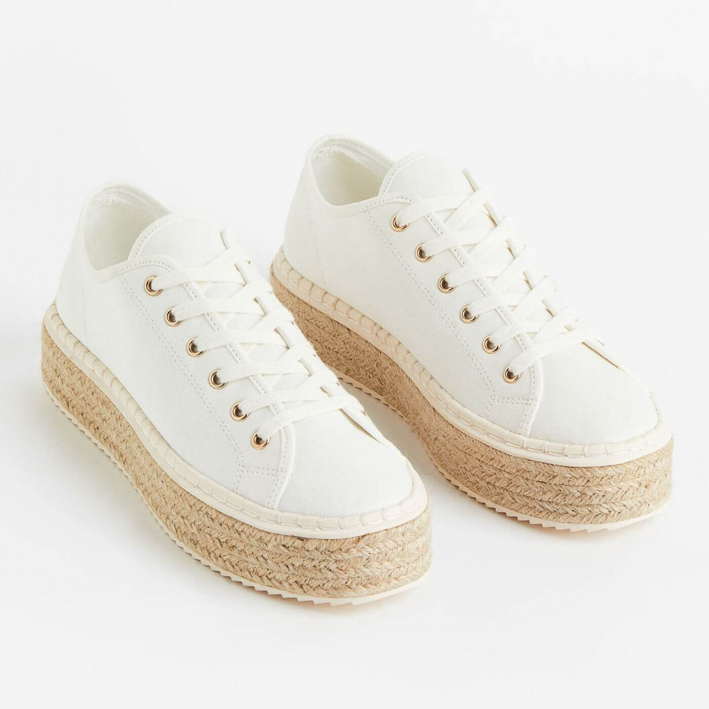 H&M Espadrille sneakers, white