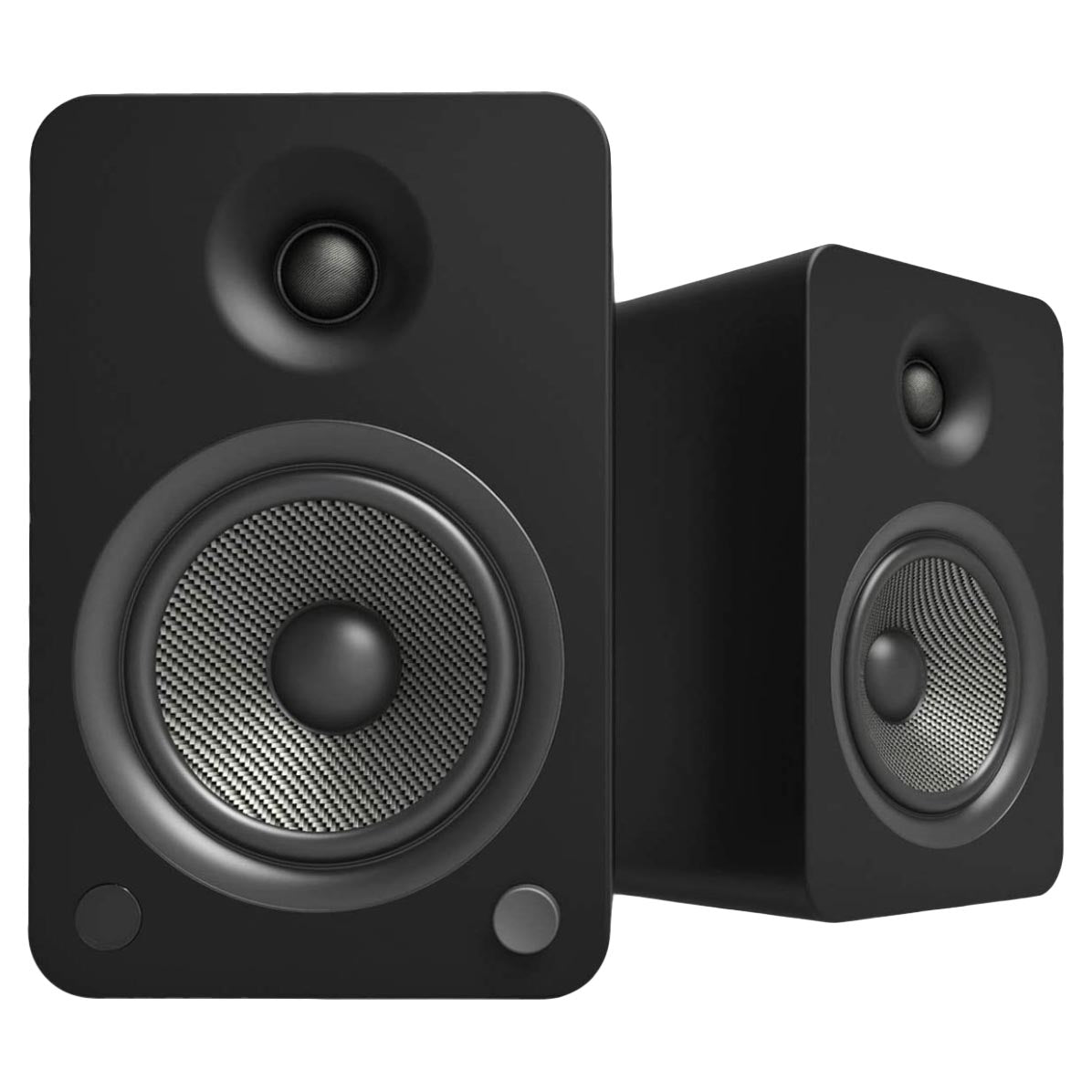 Bookshelf speakers Kanto YU6 with stands SP26PL, 2 pcs, black