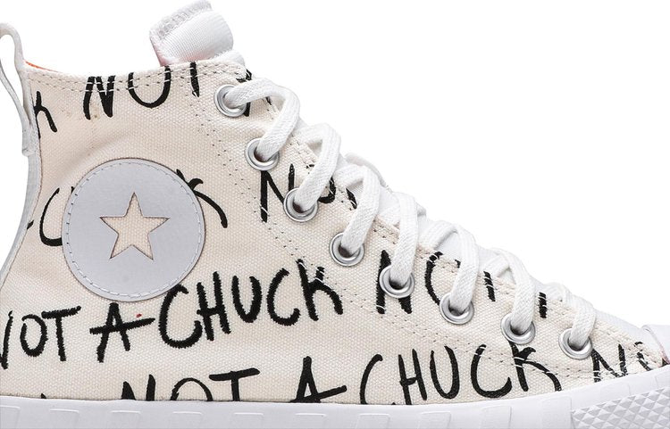 Sneakers Converse UNT1TL3D Hi GS Not a Chuck, cream