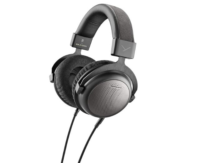 سماعات رأس سلكية Beyerdynamic T1 High-end Tesla (الجيل الثالث)، باللون الأسود