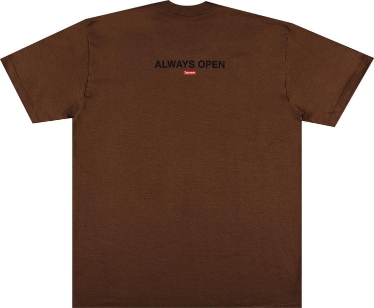 Supreme Gas Tee 'Brown', brown