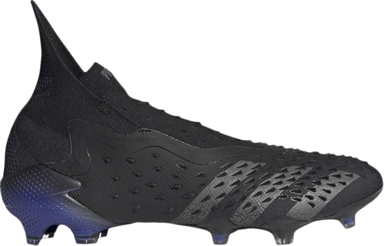 حذاء Adidas Predator Freak+ FG 'Demonskin - Black Sonic Ink' باللون الأسود