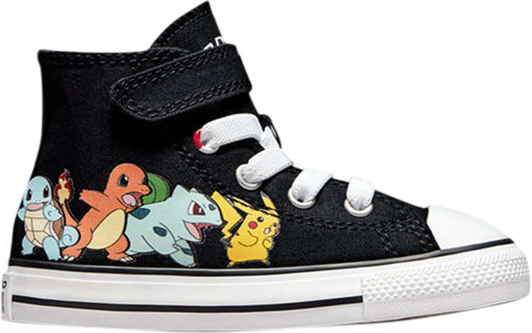 Converse Pokemon x Chuck Taylor All Star High TD First Partners Sneakers, Black