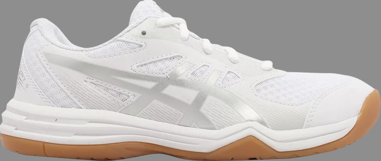 upcourt 5 gs 'white pure silver' Asics sneakers, white