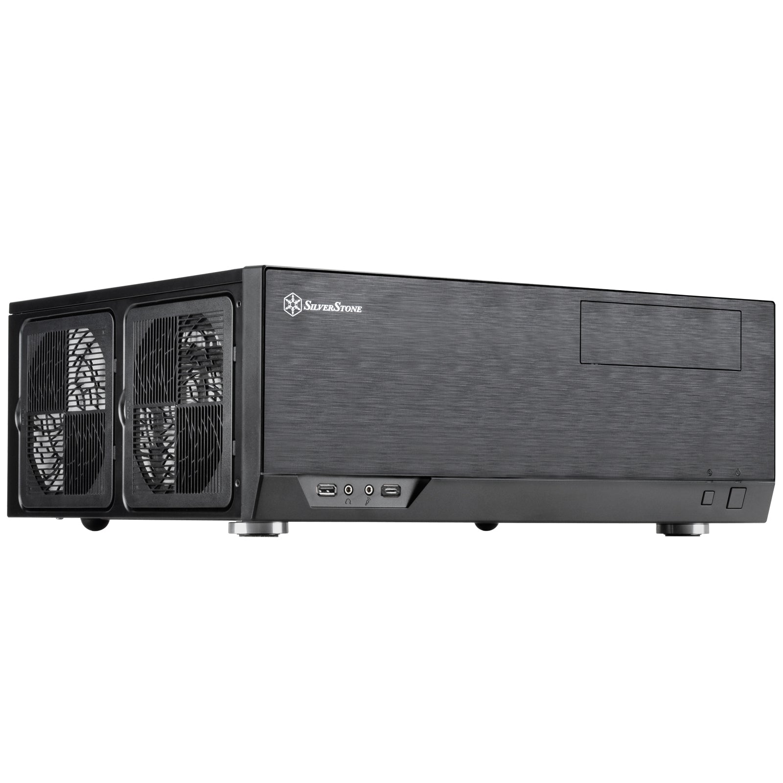 Case SilverStone GD09, Desktop, SST-GD09B-C, black