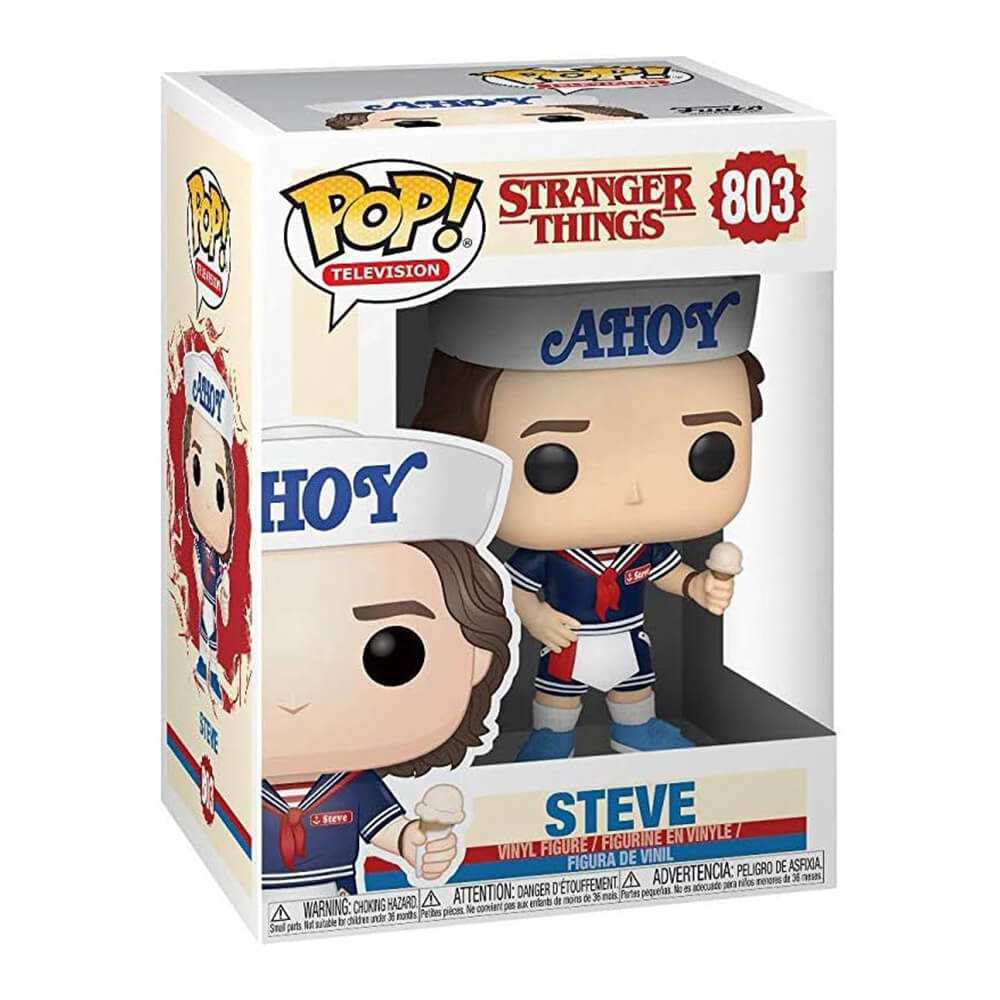 Funko POP! Television: Stranger Things - Steve with Hat & Ice Cream