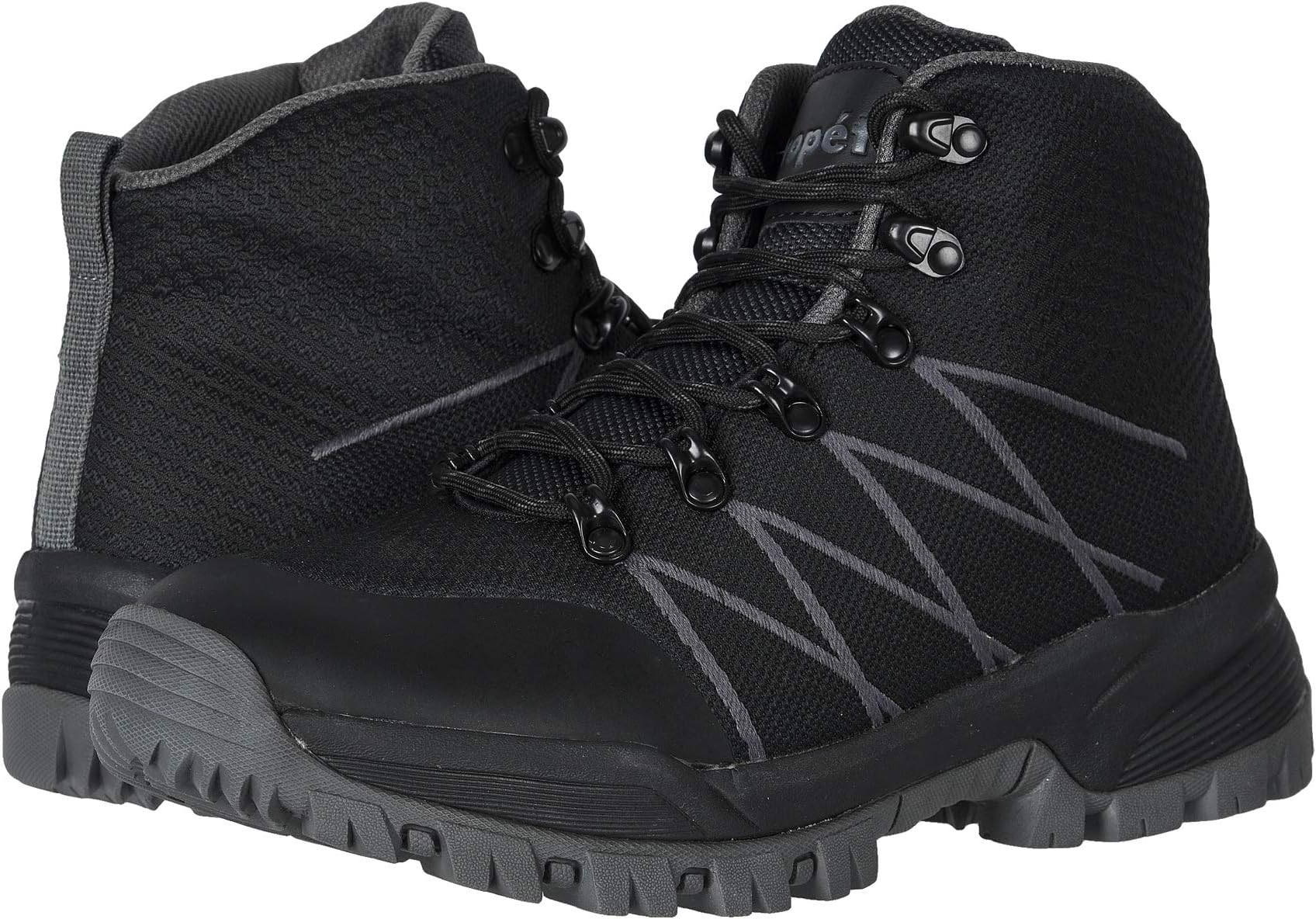 Traverse Propet Lace-up Boots in Black/Dark Gray