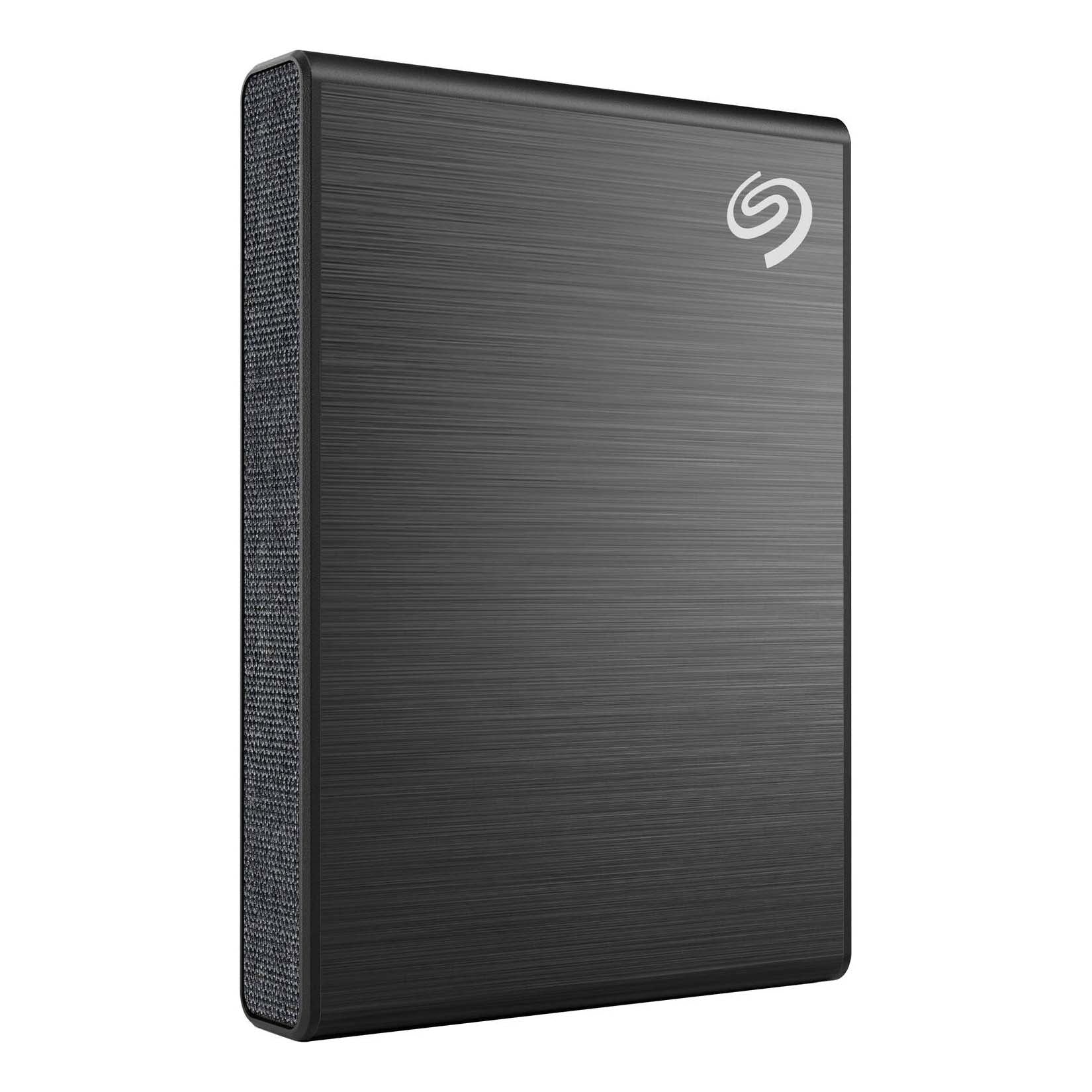 محرك أقراص SSD خارجي Seagate One Touch، سعة 500 جيجابايت، أسود