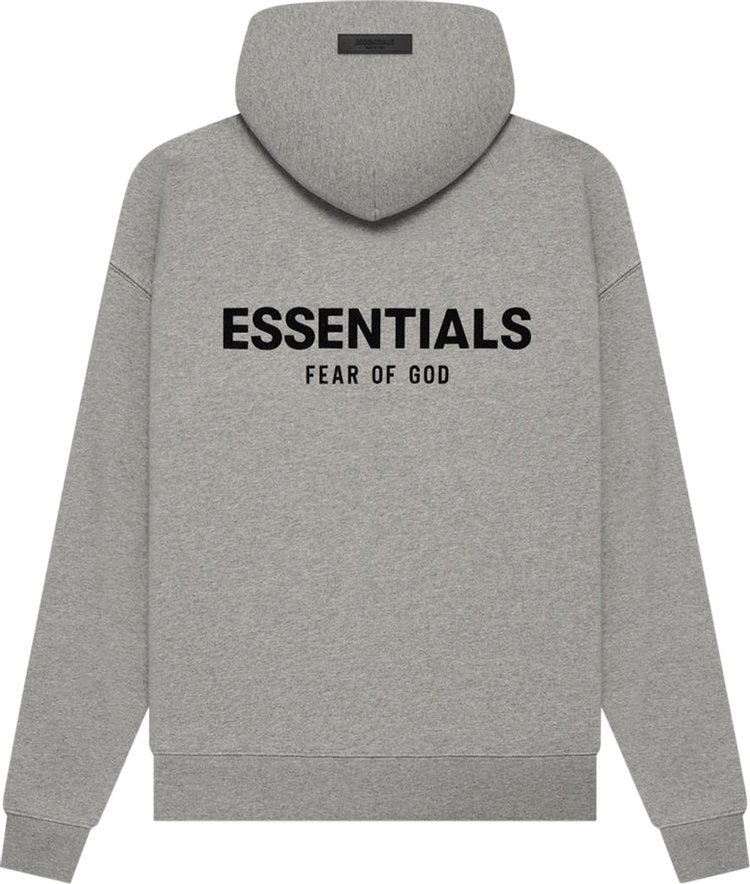 Fear of God Essentials Hoodie 'Dark Oatmeal', gray