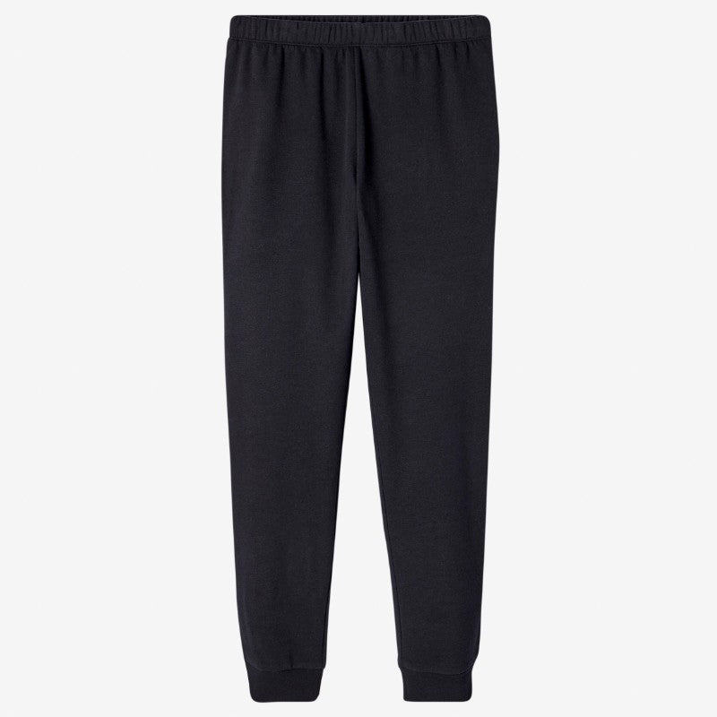 Men's black fleece fitness trousers 100 Nyamba