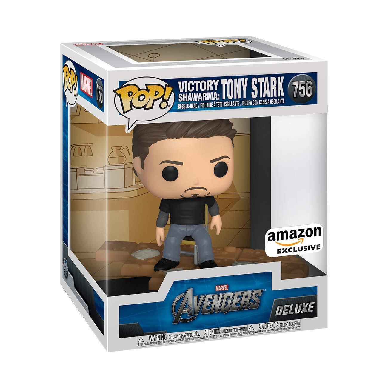 Funko Pop! Deluxe Marvel: Avengers Victory Shawarma Series - Tony Stark (Iron Man), Figure 2 of 6