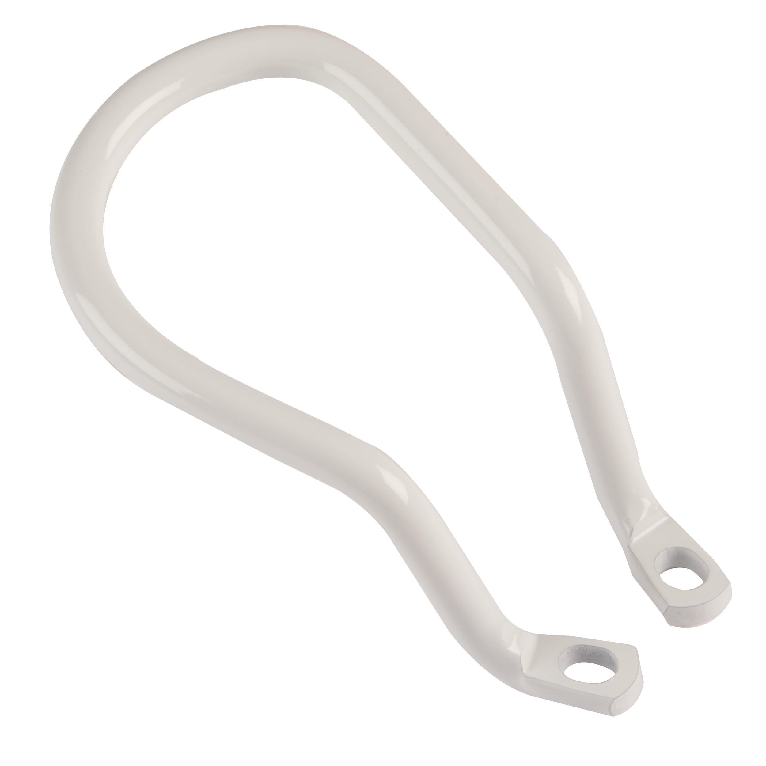 20" rear derailleur guard, white BTWIN, white