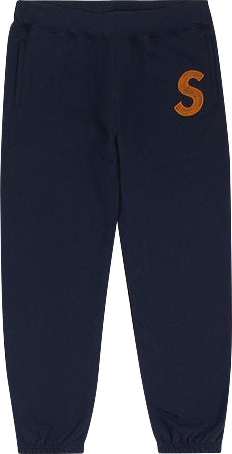 Supreme S Logo Sweatpant 'Navy', blue