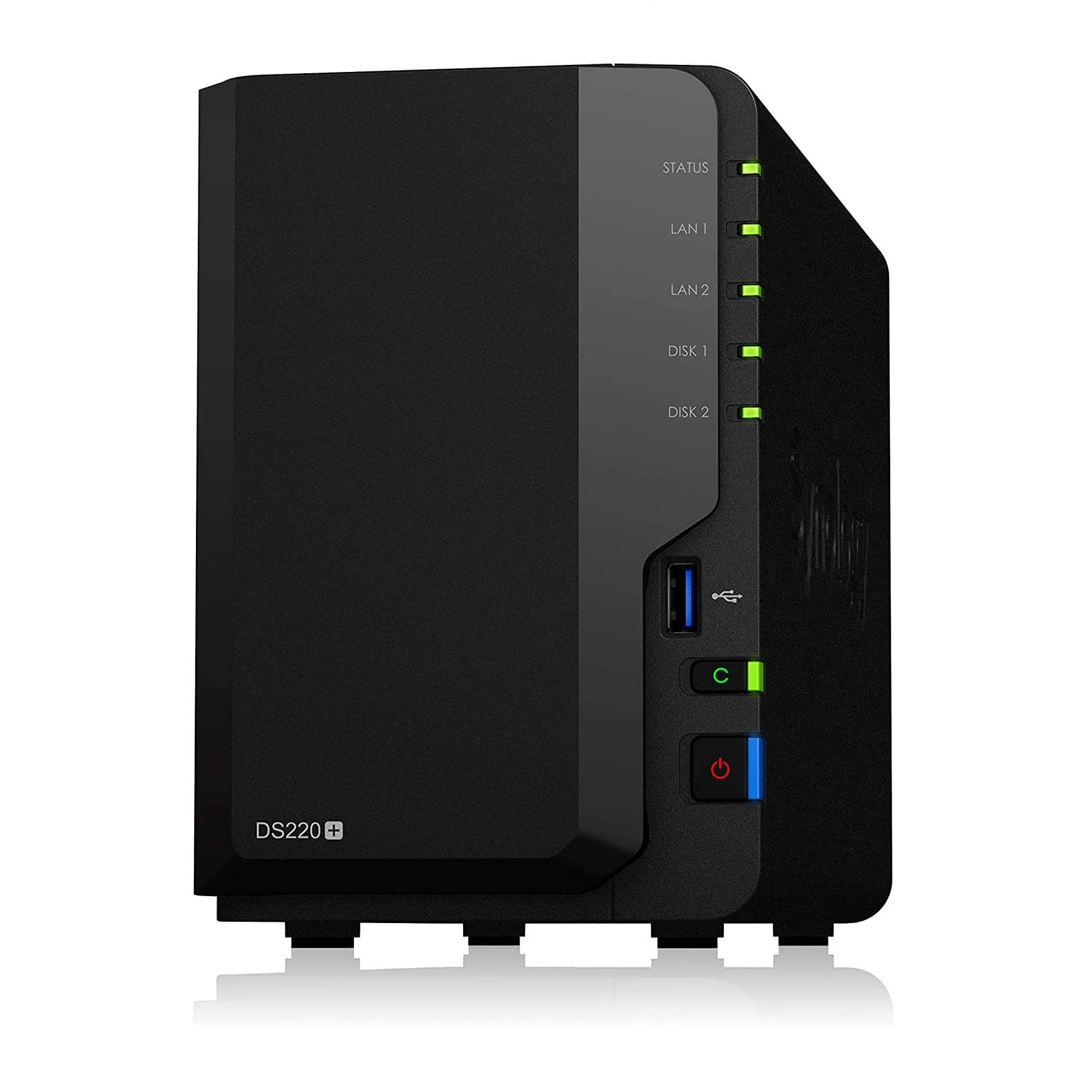 Network storage Synology DiskStation DS220+, 2 bays, without disks, black